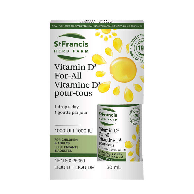 Vitamine D pour tous 25 mcg (1000 UI) Image